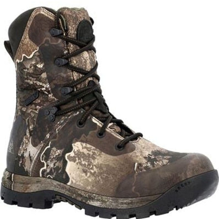 Men'S Rocky | Rocky Men'S Lynx 8" Wp 400G Outdoor Hunt Boot Rks0628 Realtree