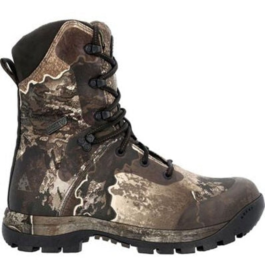 Men'S Rocky | Rocky Men'S Lynx 8" Wp 400G Outdoor Hunt Boot Rks0628 Realtree