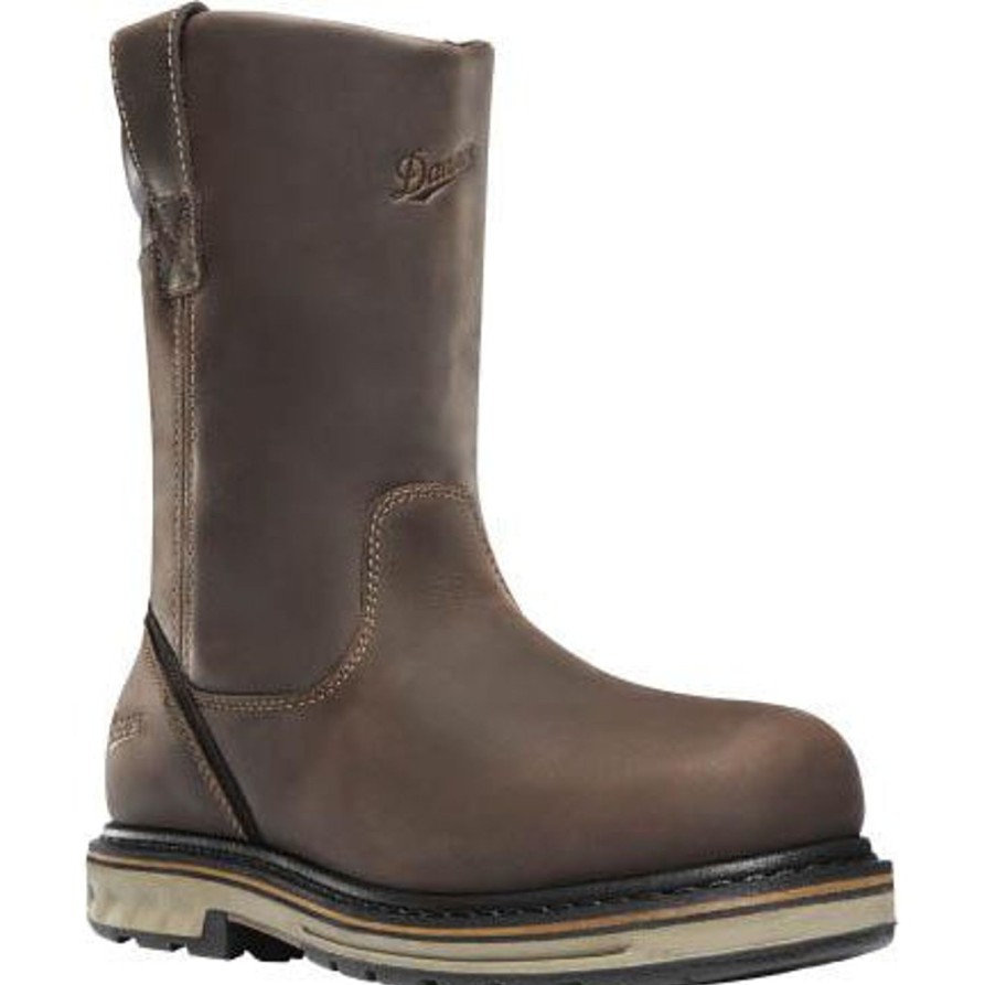 Men'S Danner | Danner Men'S Steel Yard Steel Toe Wp Wellington Work Boot 12561 Brown