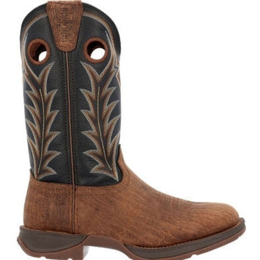 Men'S Durango | Durango Men'S Rebel 12" Round Toe Western Work Boot -Oak Bark- Ddb0428 Brown