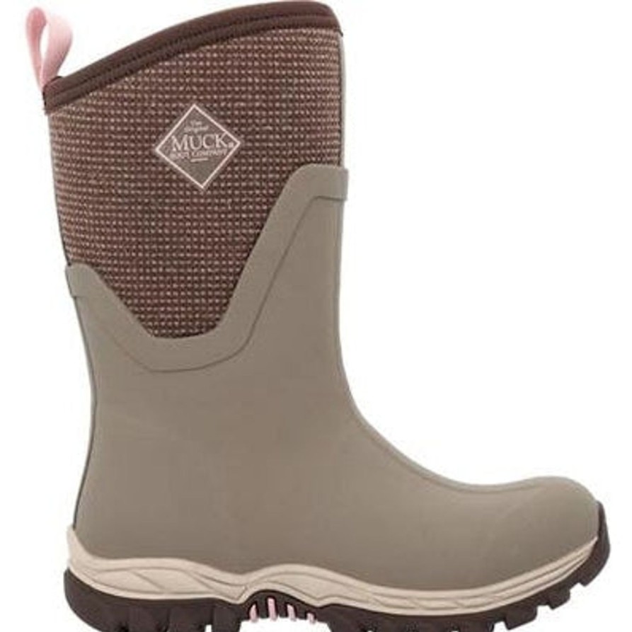 Women'S Muck | Muck Women'S Artic Sport Ii Wp Mid Outdoor Work Boots As2M901 Brown