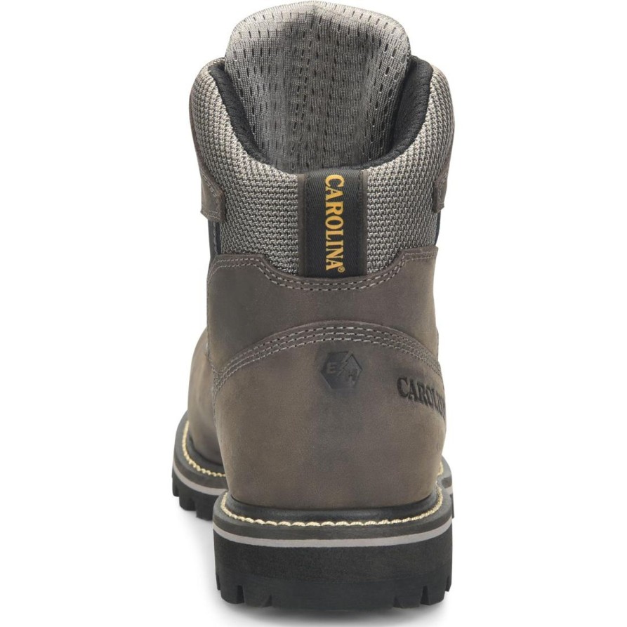 Men'S Carolina | Carolina Men'S I-Beam 6" Comp Toe Wp Pr Work Boot Ca7540 Gray