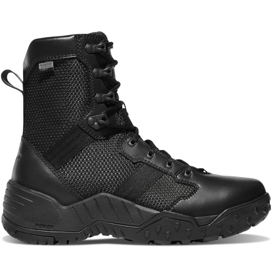 Men'S Danner | Danner Men'S Scorch 8" Waterproof Side Zip Duty Boot 25733 Black