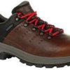 Men'S Georgia | Georgia Men'S Eagle Trail Soft Toe Wp Oxford Work Shoe Gb00398 Brown