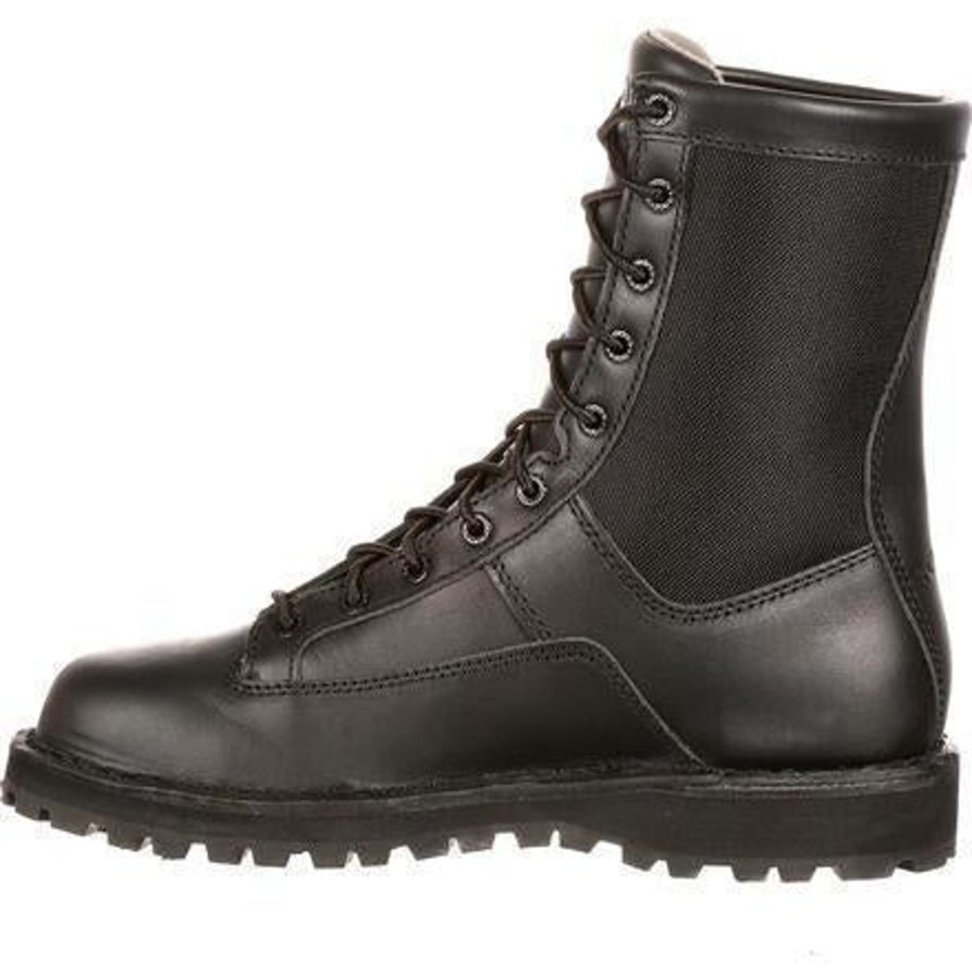 Men'S Rocky | Rocky Men'S Lace To Toe 8" Waterproof Duty Boot Fq0002080 Black