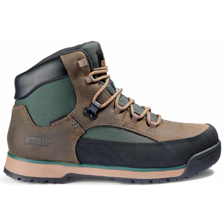 Men'S Kodiak | Kodiak Men'S Greb Classic Steel Toe Wp Hiker Safety Work Boot 834Xfs Fossil