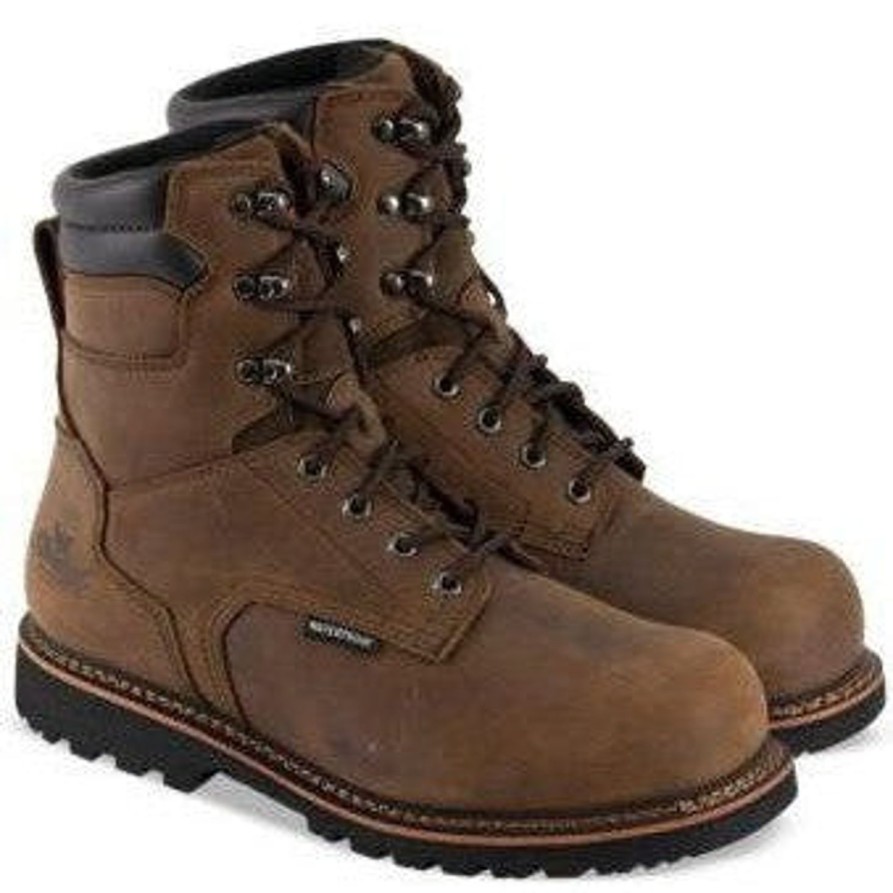 Men'S Thorogood | Thorogood Men'S V-Series 8" Wp Comp Toe Work Boot 804-3237 Brown