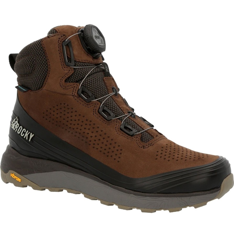 Men'S Rocky | Rocky Men'S Summit Elite Event 6" Wp Lw Boa Hiking Boot Brown- Rks0541 Grey