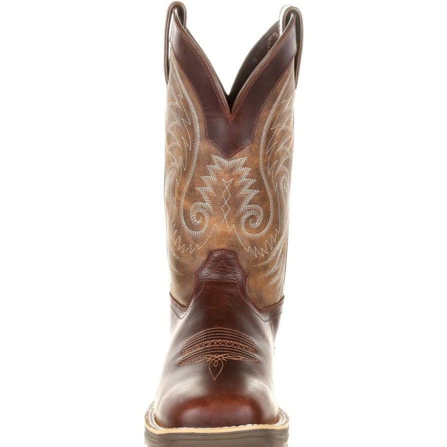 Men'S Durango | Durango Men'S Ultra-Lite 12" Square Toe Wp Western Boot Ddb0137 Brown