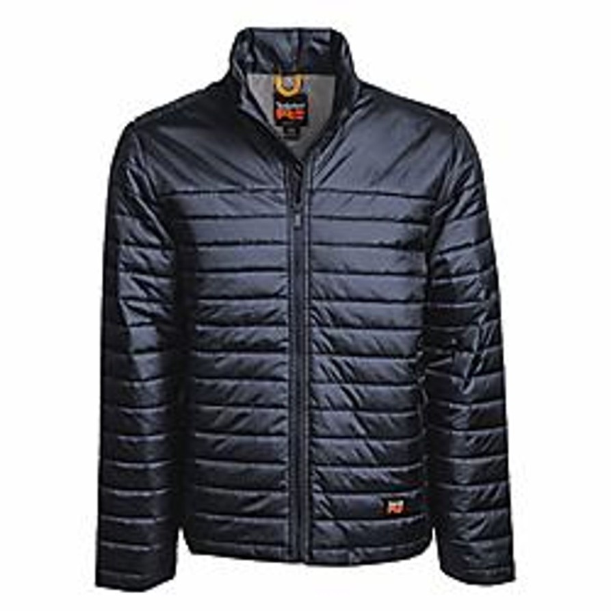 Men'S Timberland Pro | Timberland Pro Men'S Mt. Washington Quilted Ins Jacket Tb0A1V2X406 Navy