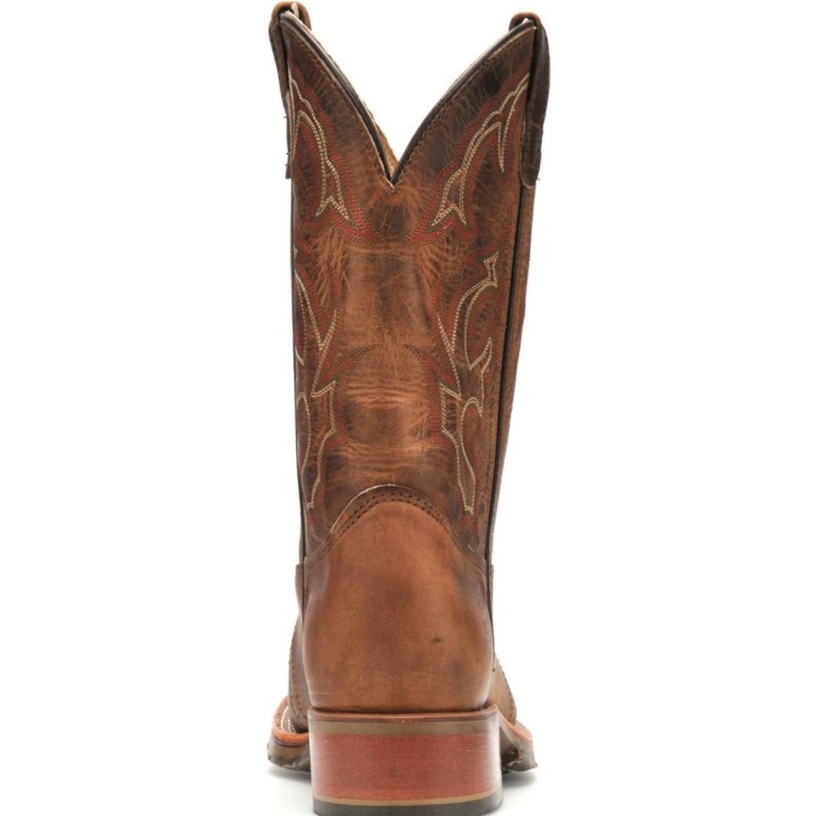 Men'S Double H | Double H Men'S Jase 11" Square Toe Usa Made Western Work Boot - Dh3560 Light Brown