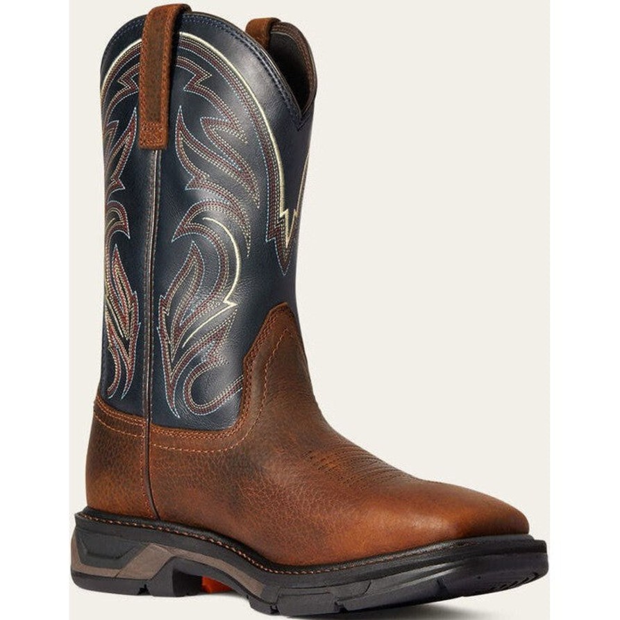 Men'S Ariat | Ariat Men'S Workhog Xt Cottonwood Western Work Boot 10038320 Brown