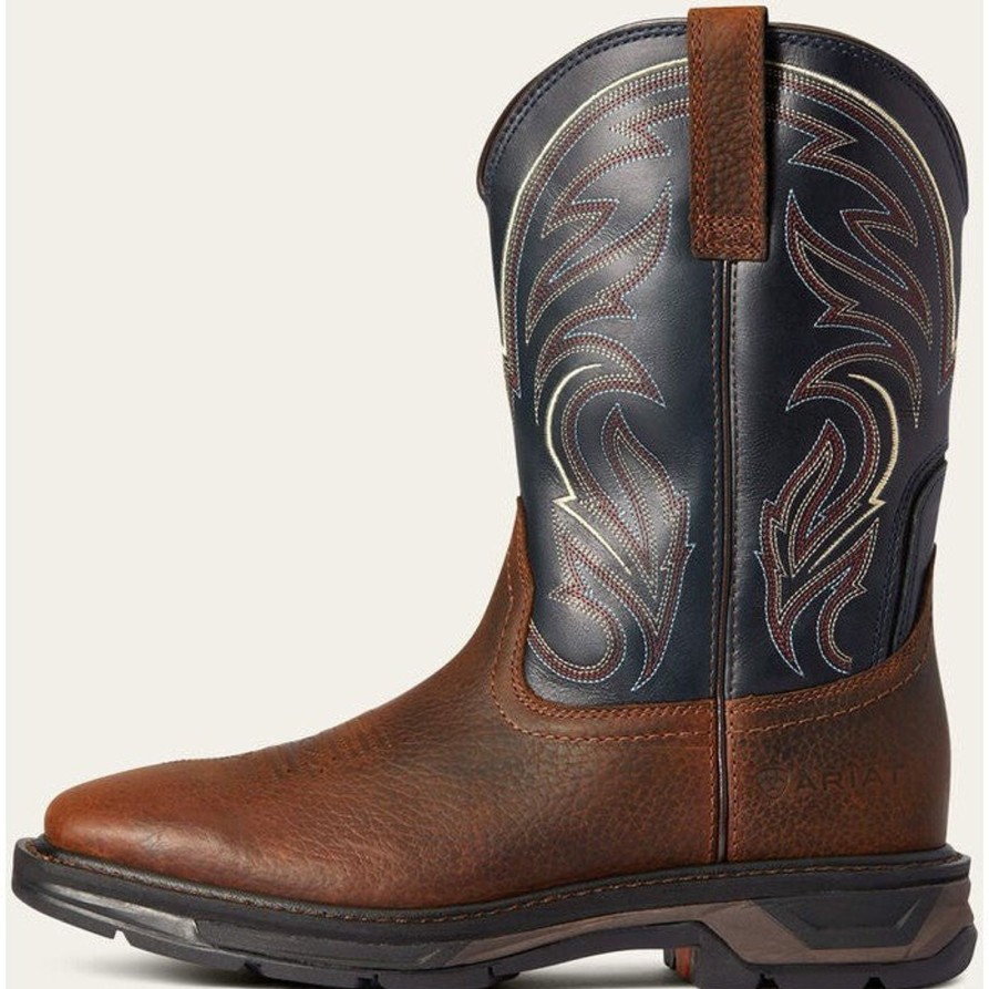 Men'S Ariat | Ariat Men'S Workhog Xt Cottonwood Western Work Boot 10038320 Brown