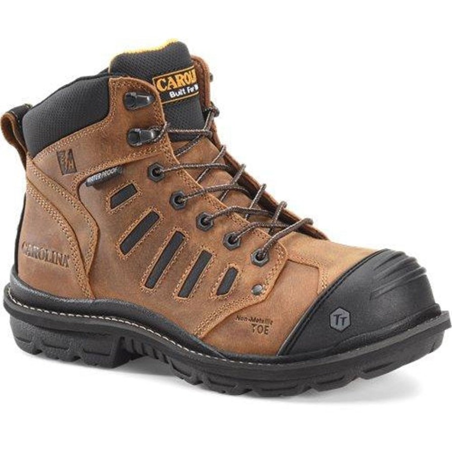 Men'S Carolina | Carolina Men'S Kauri 6" Comp Waterproof Work Boot Ca4557 Brown