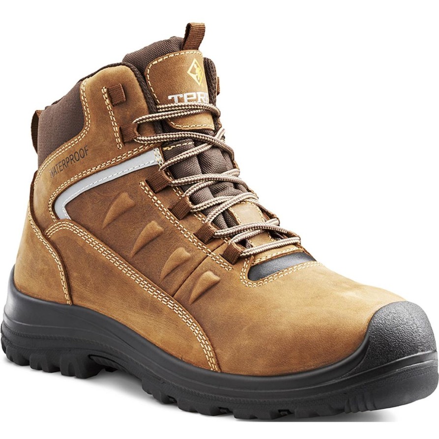 Men'S Terra | Terra Men'S Findlay 6" Soft Toe Wp Work Boot 4Ns7Bn Brown