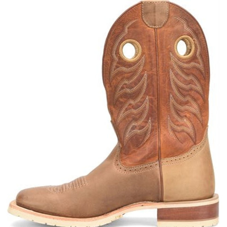 Men'S Double H | Double H Men'S Thatcher 11" Wide Sq Toe Roper Work Boot Dh7028 Brown