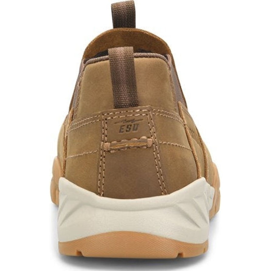 Men'S Carolina | Carolina Men'S Esd Romeo Force Ct Casual Work Shoe Ca5595 Brown