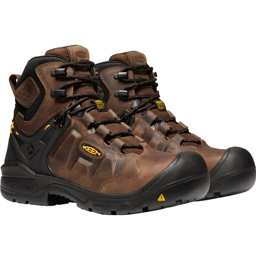 Women'S Keen | Keen Utility Women'S Dover 6" Carbon-Fiber Toe Wp Work Boot - 1024210 Brown