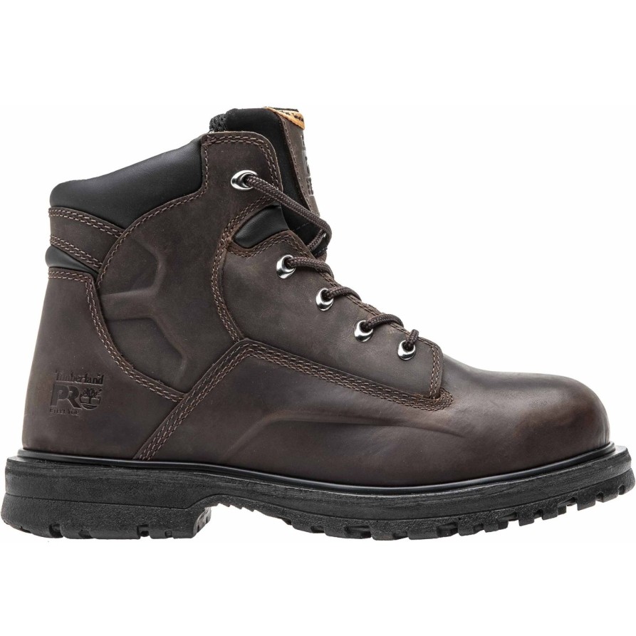 Men'S Timberland Pro | Timberland Pro Men'S Magnus 6" Stl Toe Work Boot Tb085591214 Brown