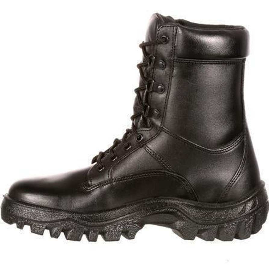 Men'S Rocky | Rocky Men'S Postal Approved 8" Duty Boot Fq0005010 Black