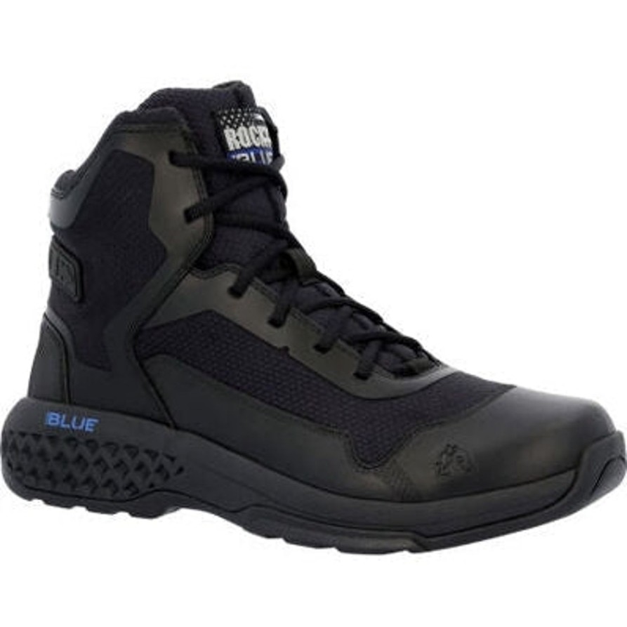 Men'S Rocky | Rocky Men'S Code Blue 6" Public Service Duty Boot Rkd0106 Black