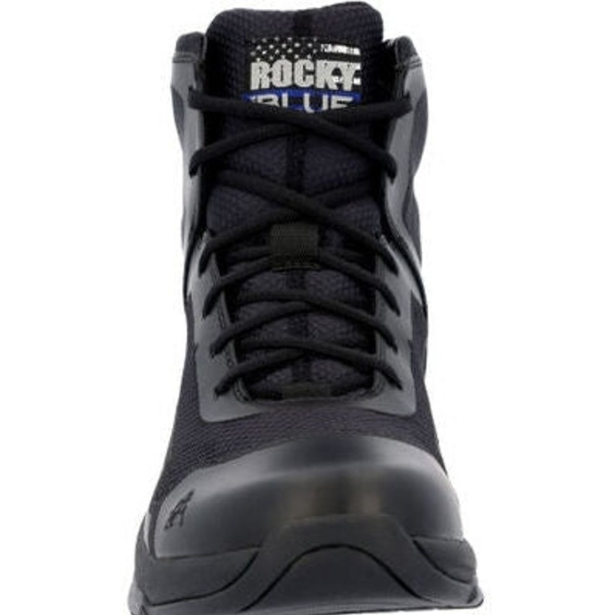 Men'S Rocky | Rocky Men'S Code Blue 6" Public Service Duty Boot Rkd0106 Black