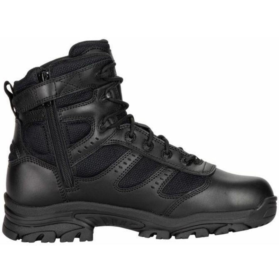 Men'S Thorogood | Thorogood Men'S The Deuce 6" Wp Side Zip Comp Toe Duty Boot - 804-6190 Black