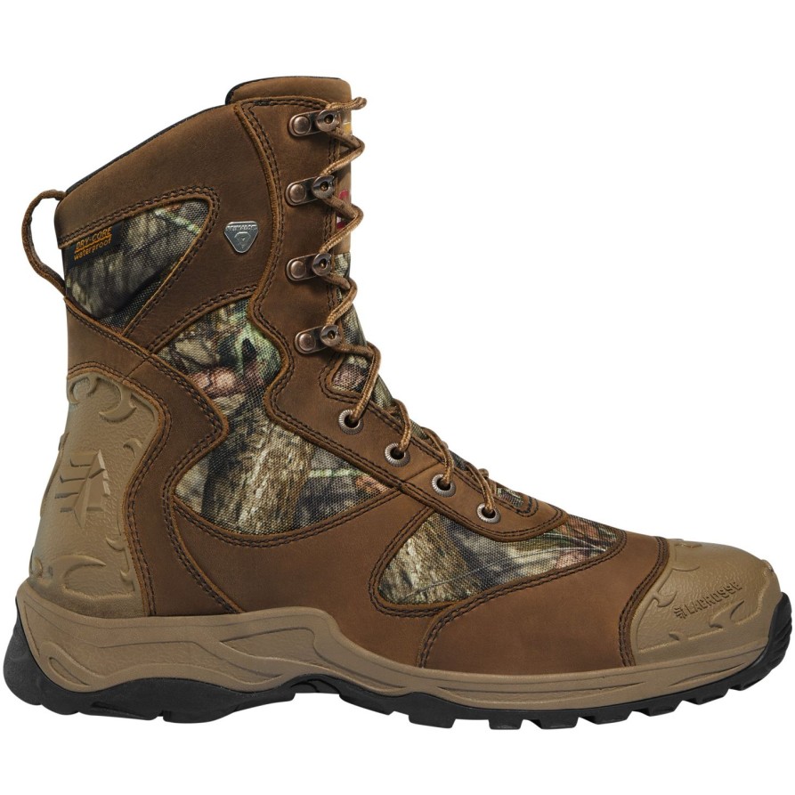 Men'S LaCrosse | Lacrosse Men'S Atlas 8" Soft Toe Wp 1200G Ins Hunt Boot 572113 Mossy Oak