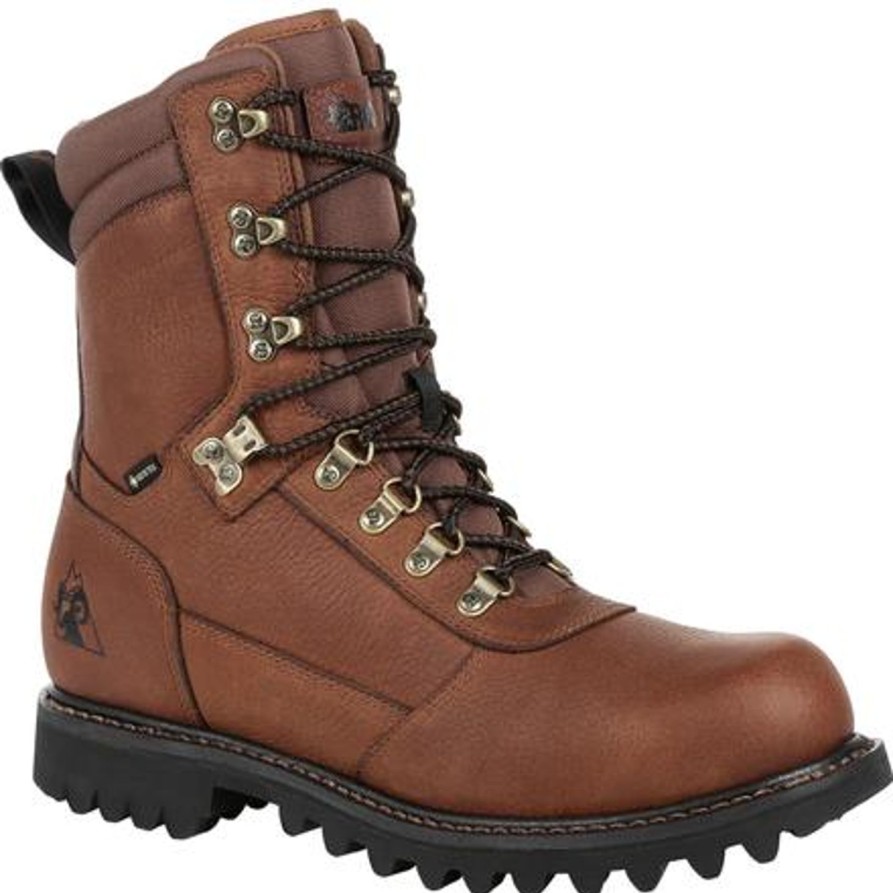 Men'S Rocky | Rocky Men'S Ranger 8" Waterproof Hunt Boot Rks0437 Brown