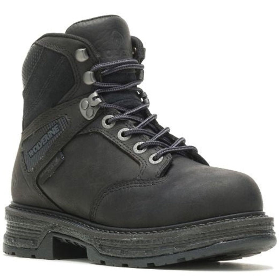 Women'S Wolverine | Wolverine Women'S Hellcat Ultraspring?Ao 6" Wp Work Boot W211156 Black