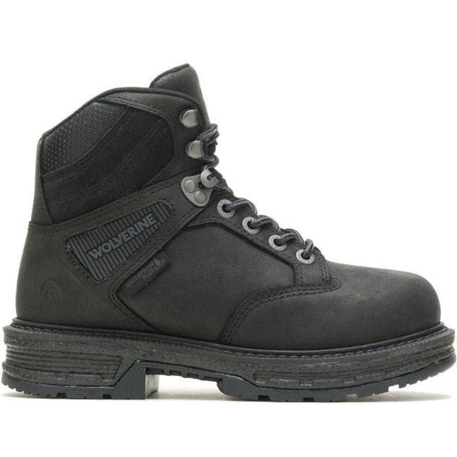 Women'S Wolverine | Wolverine Women'S Hellcat Ultraspring?Ao 6" Wp Work Boot W211156 Black