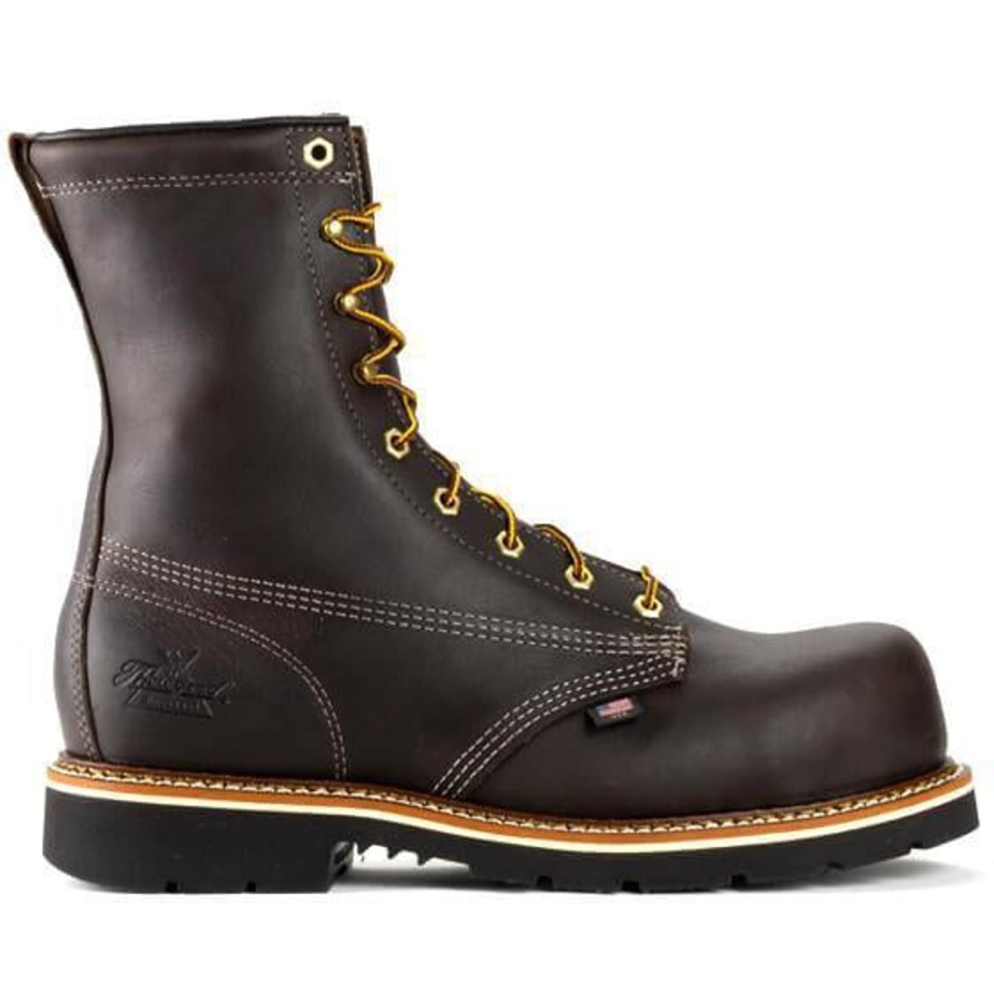 Men'S Thorogood | Thorogood Men'S Emperor Toe 8" Comp Toe Usa Made Work Boot - 804-4368 Brown