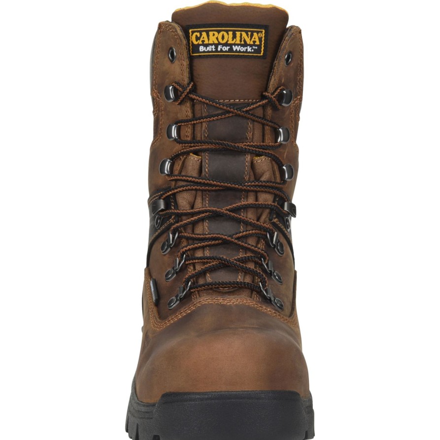 Men'S Carolina | Carolina Men'S 8" Cathode Wp Comp Toe Work Boot Ca5589 Brown