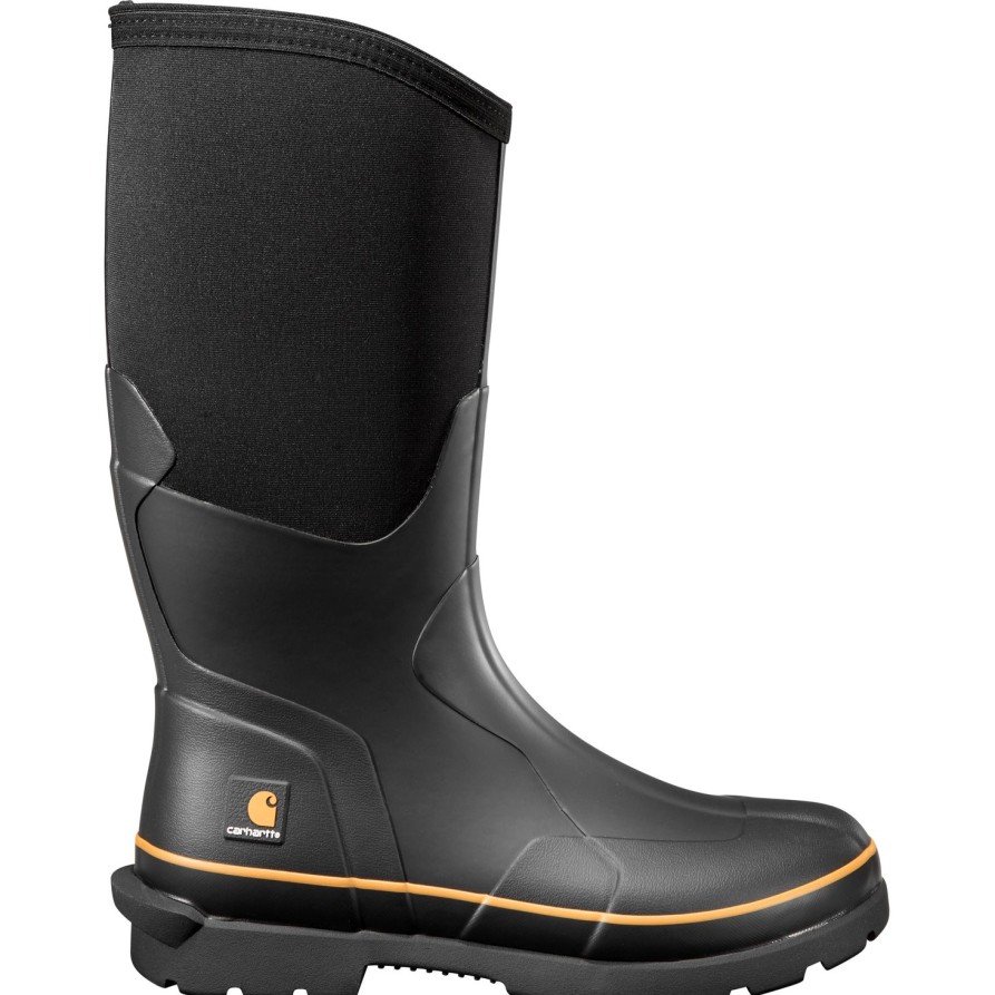 Men'S Carhartt | Carhartt Men'S Mudrunner 15" Carbon Nano Toe Wp Rubber Work Boot- Cmv1451 Black