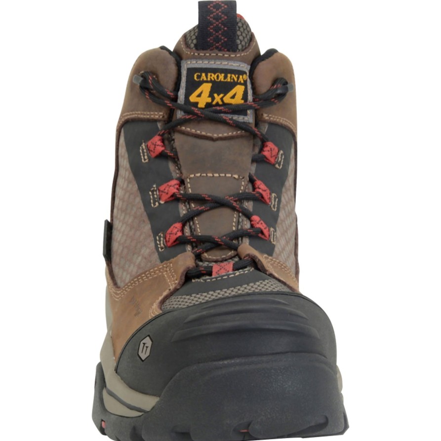 Men'S Carolina | Carolina Men'S Ext 5" Comp Toe Waterproof Hiker Work Shoe - Ca4551 Brown