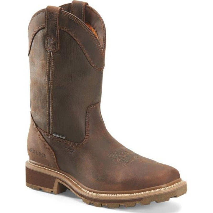 Men'S Carolina | Carolina Men'S Girder 11" Comp Toe Wp Work Boot Ca8540 Tan