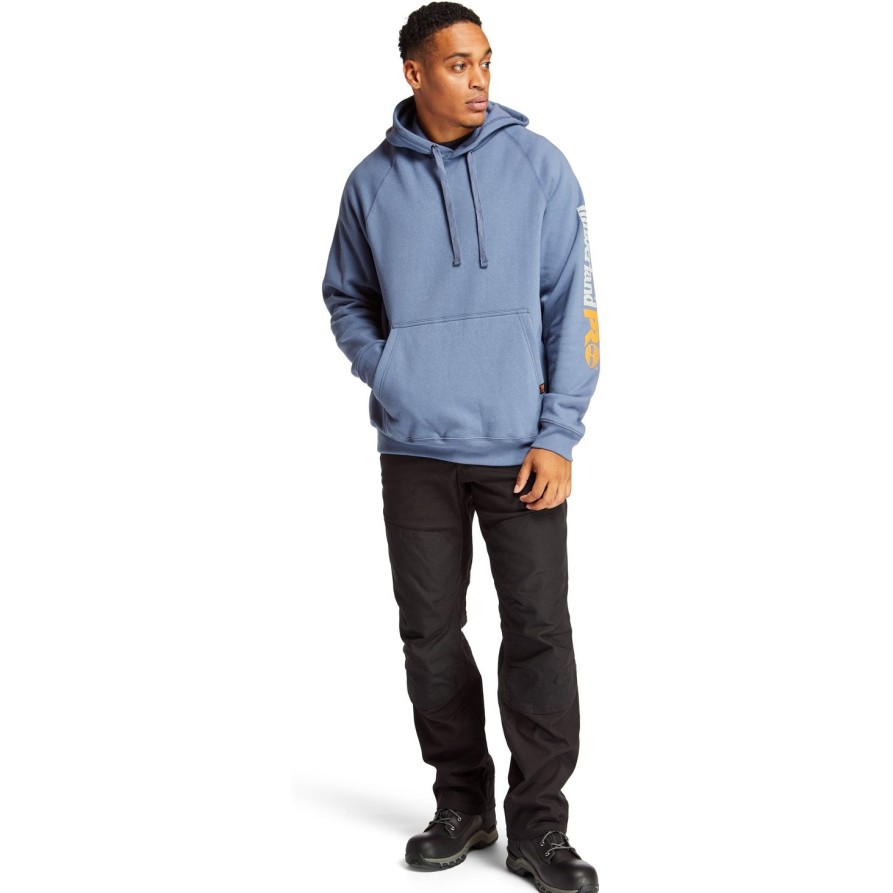 Men'S Timberland Pro | Timberland Pro Men'S Hood Honcho Sport Work Pullover Tb0A1Hvy432 Indigo