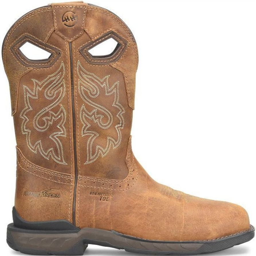 Men'S Double H | Double H Men'S Lonetree 11" Comp Toe Western Work Boot Dh5432 Brown