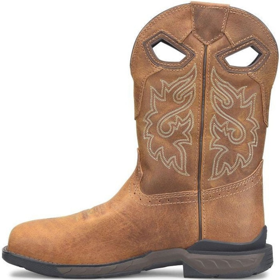 Men'S Double H | Double H Men'S Lonetree 11" Comp Toe Western Work Boot Dh5432 Brown