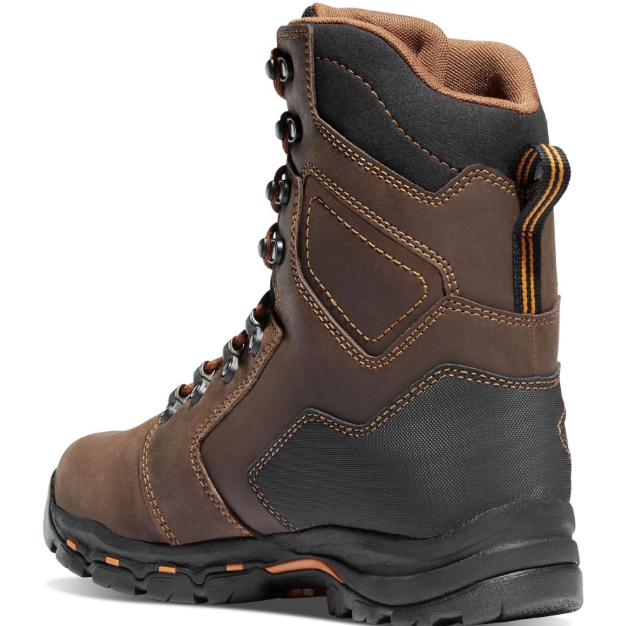 Men'S Danner | Danner Men'S Vicious 8" Comp Toe Insulated Wp Work Boot 13874 Brown