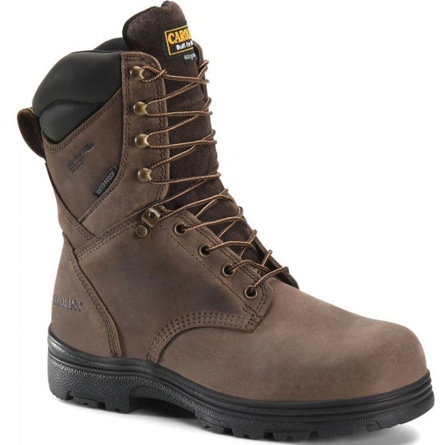 Men'S Carolina | Carolina Men'S Surveyor 8" St Insulated Waterproof Work Boot Ca3034 Brown