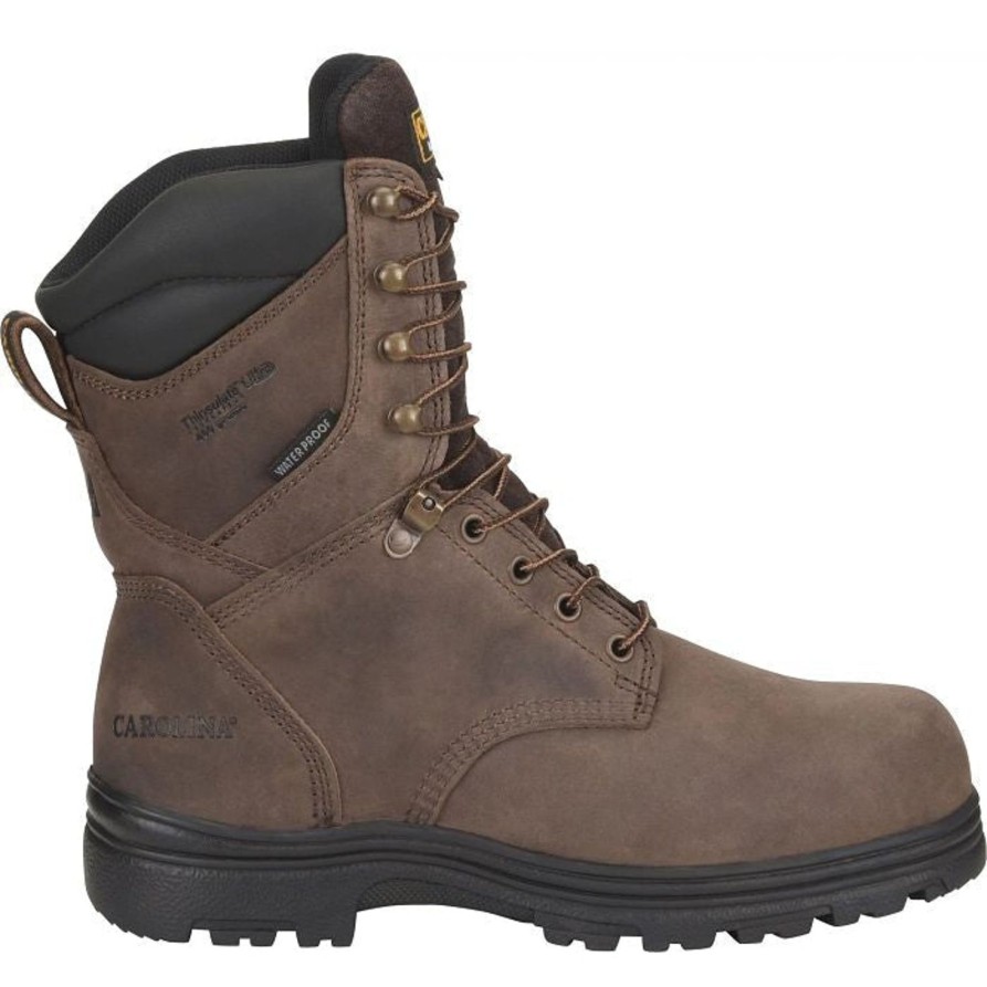 Men'S Carolina | Carolina Men'S Surveyor 8" St Insulated Waterproof Work Boot Ca3034 Brown