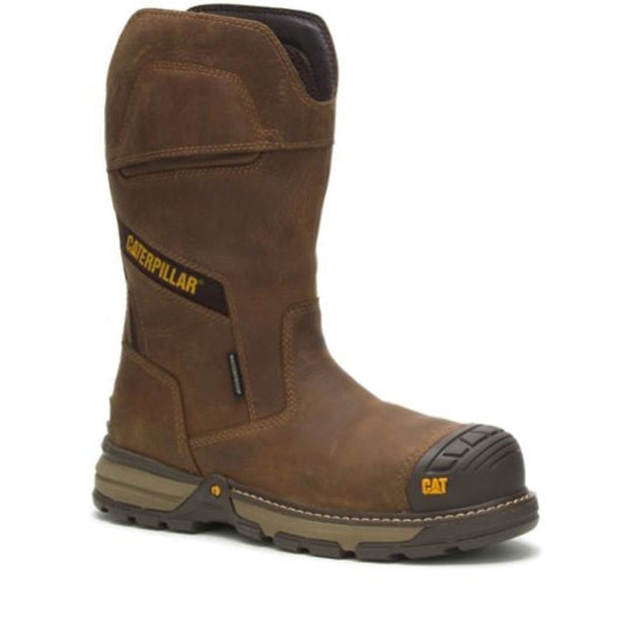 Men'S CAT | Cat Men'S Excavator Superlite Wp Carbon Comp Toe Work Boot P91448 Pyramid