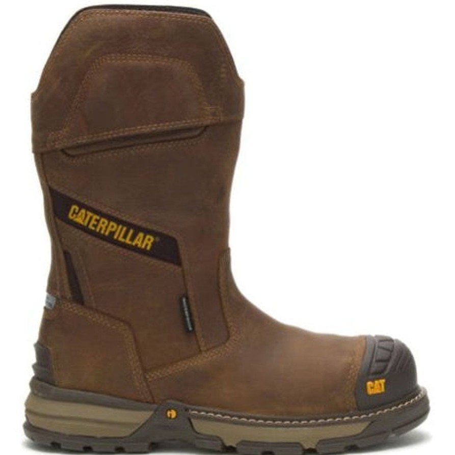 Men'S CAT | Cat Men'S Excavator Superlite Wp Carbon Comp Toe Work Boot P91448 Pyramid