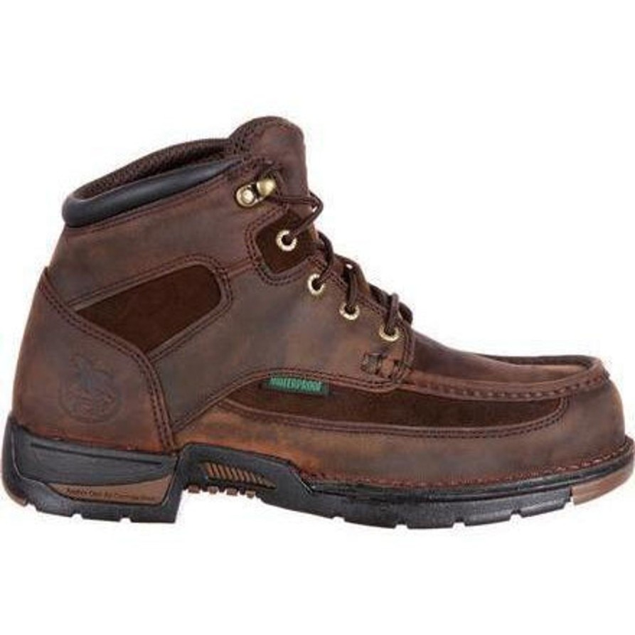 Men'S Georgia | Georgia Men'S Athens 6" Waterproof Work Boot G7403 Brown