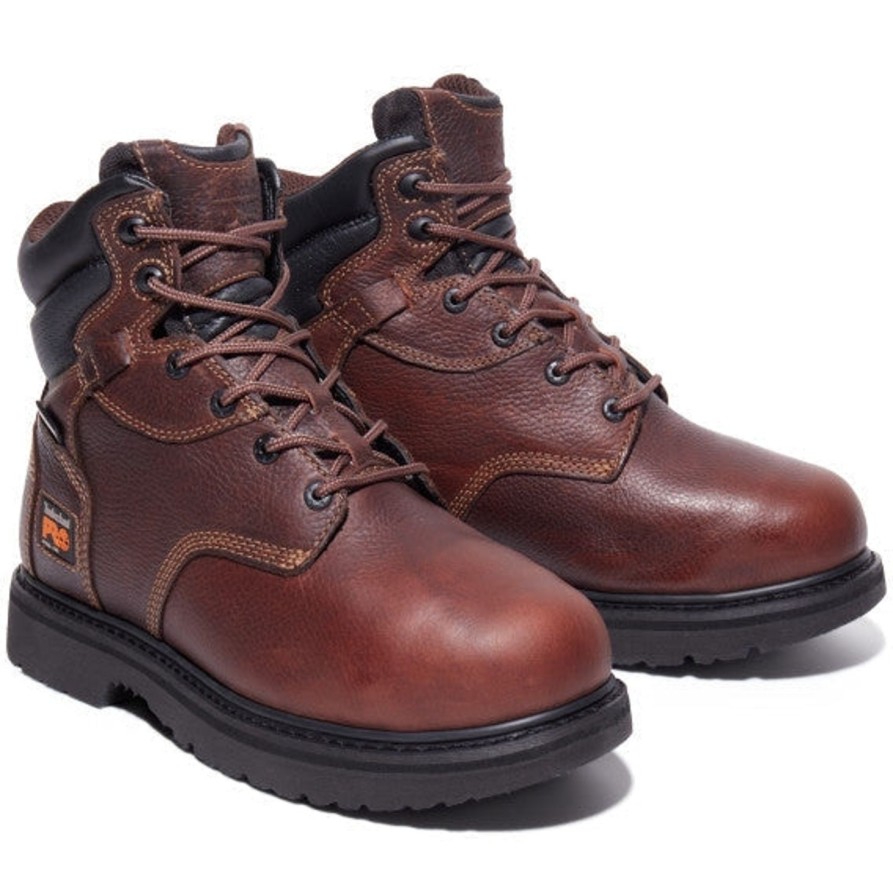 Men'S Timberland Pro | Timberland Pro Men'S Flexshield 6" Metguard Work Boot Tb050504214 Brown