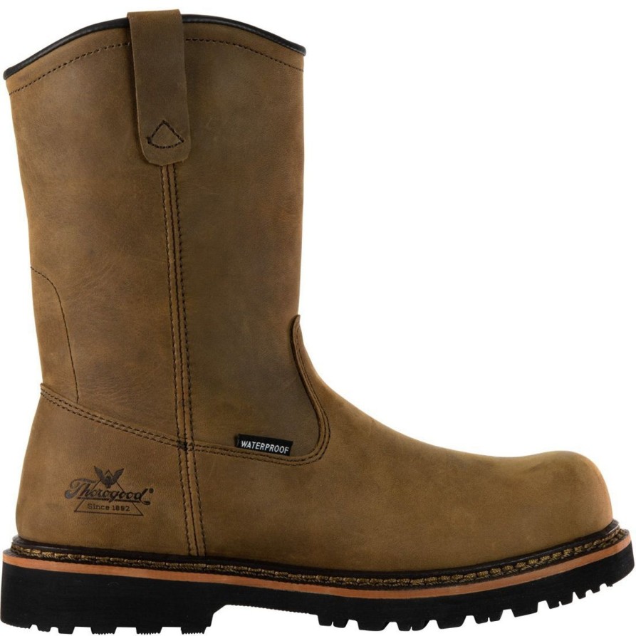 Men'S Thorogood | Thorogood Men'S Wellington V-Series 11" Comp Toe Wp Work Boot- 804-3239 Brown