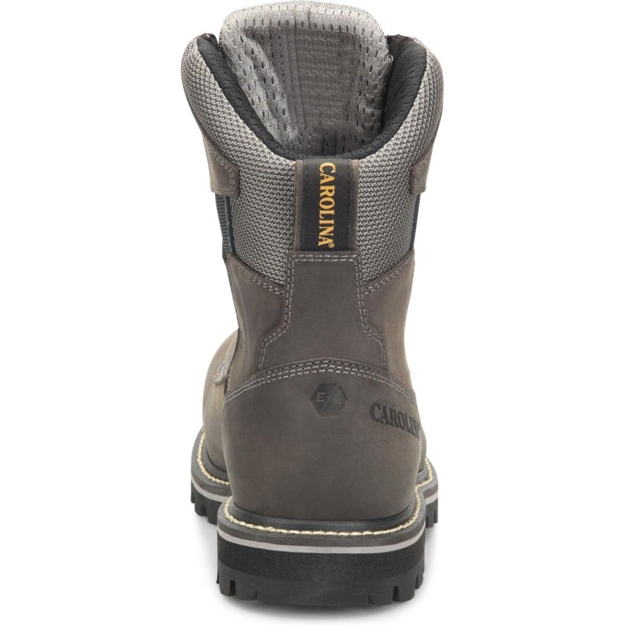 Men'S Carolina | Carolina Men'S I-Beam 8" Comp Toe Wp Pr Work Boot Ca8542 Gray