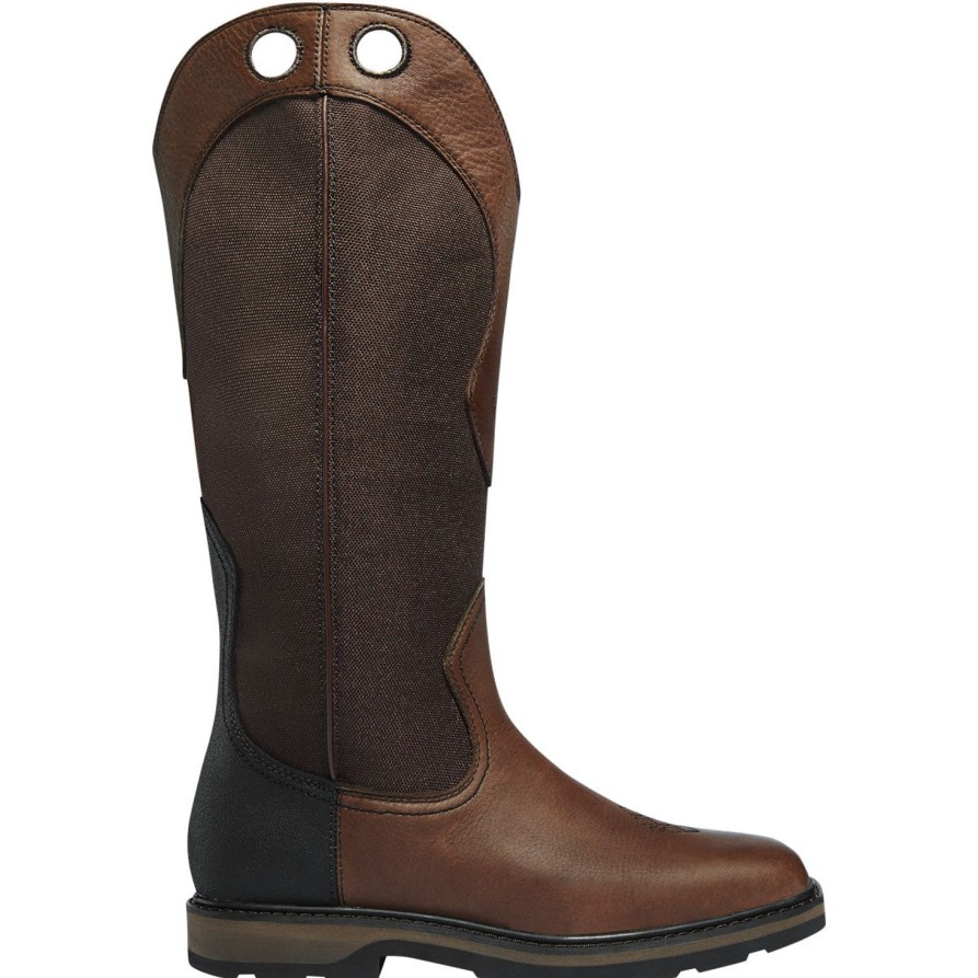 Men'S LaCrosse | Lacrosse Men'S Snake Country 17" Wp Snake Guard Hunt Boot 521172 Brown