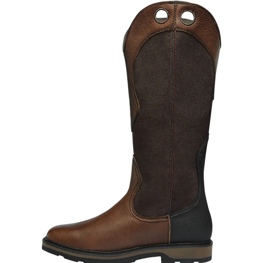 Men'S LaCrosse | Lacrosse Men'S Snake Country 17" Wp Snake Guard Hunt Boot 521172 Brown